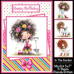 In The Garden Mini Kit 5x7 (3) Plus Bonus