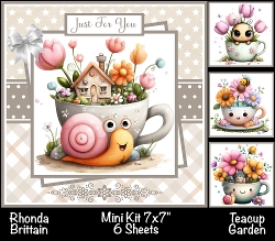 Teacup Garden Mini Kit 7x7 (4) Plus Bonus *Customer Request*
