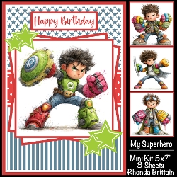 My Superhero Mini Kit 5x7 (3) Plus Bonus