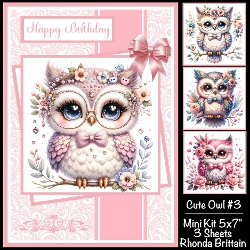 Cute Owl #3 Mini Kit 5x7 (3)