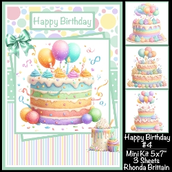 Happy Birthday #4 Mini Kit 5x7 (3)