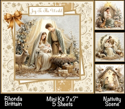Nativity Scene Mini Kit 7x7 (5)
