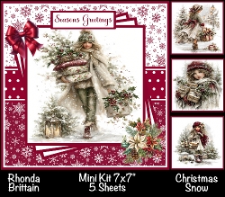Christmas Snow Mini Kit 7x7 (5) *Customer Request*