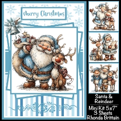 Santa & Reindeer Mini Kit 5x7 (3)