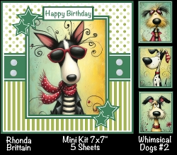 Whimsical Dogs #2 Mini Kit 7x7 (5)