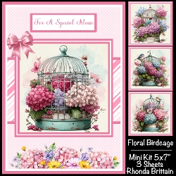 Floral Birdcage Mini Kit 5x7 (3)