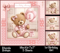 1st Birthday Girl Mini Kit 7x7 (5)