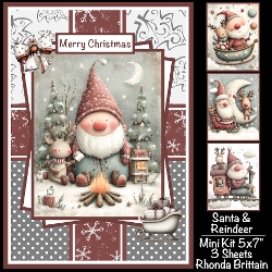 Santa & Reindeer Mini Kit 5x7 (3)
