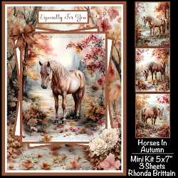 Horses In Autumn Mini Kit 5x7 (3)