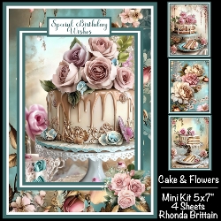 Cake & Flowers #2 Mini Kit 5x7 (3)