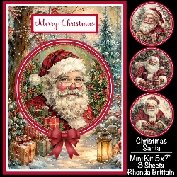 Christmas Santa Mini Kit 5x7 (3)