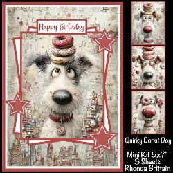 Quirky Donut Dog Mini Kit 5x7 (3)