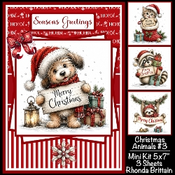 Christmas Animals #3 Mini Kit 5x7 (3)