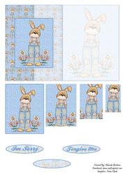 Im Sorry Bunny Fold Back