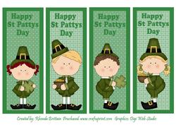 St Pattys Day Kids Book Marks