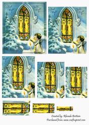 Silent Night Singing Angel Pyramid