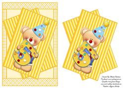 Happy 5th Birthday Bear Card Front