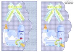 New Baby Boy Card Front