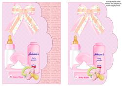 New Baby Girl Card Front