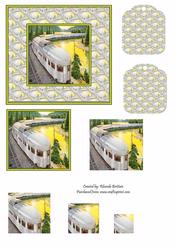 Silver Train Card Front