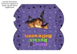 Rockin Halloween Pillow Box
