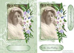 Vintage Wedding Card Front