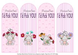 If Friends Were Flowers I'd Choose You Book Marks