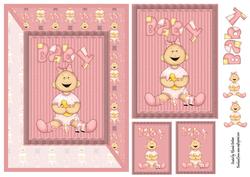 Baby Girl Card Front