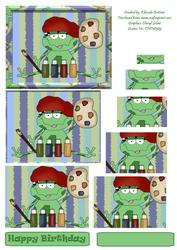 Froggy Artist Pyramid