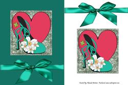 I Love Shoes Card Front