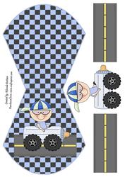 Bottle Racer Blue Wobble