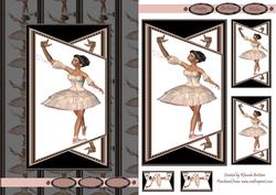 Ballerina Pink Card Front