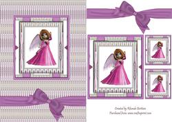 Pink Cookie Angel Cardfront