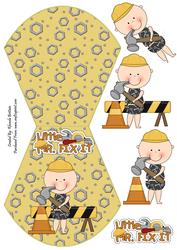Little Mr Fix It Wobble Card