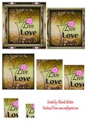 Live Laugh Love Pyramid