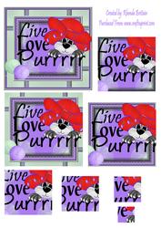 Live Love Purr Pyramid