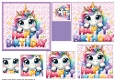 Happy Birthday Unicorn Pyramid Card