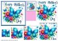Mothers Day Butterfly Pyramid Card