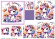 Happy Birthday Unicorn Pyramid 2