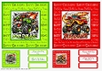 Monster Trucks Card Fronts x 2 with Gift Tags