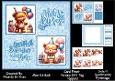 Hugs and Kisses Teddy Birthday Mini Kit 8x8