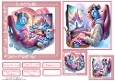 Gamer Girl Birthday Card Front With Matching Gift Tag 6x6