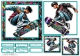 Skateboarding Boy Birthday Card Front With Matching Gift Tag 6x6