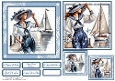 A Day on the Water Card Front With Matching Gift Tag 6x6