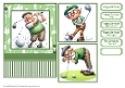Golfing Grandpa 1 Card Front 7x5