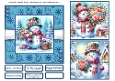 Let It Snow Card Front 6x6