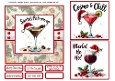 Santas Pick Me Up Cocktail Card Front 6x6