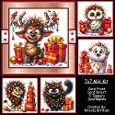 Christmas Animals 1 Mini Kit 7x7