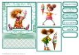 Summer Birthday Treats Card Front 5x7