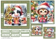 Christmas Presents For You 2 Card Front With Matching Gift Tag 6x6